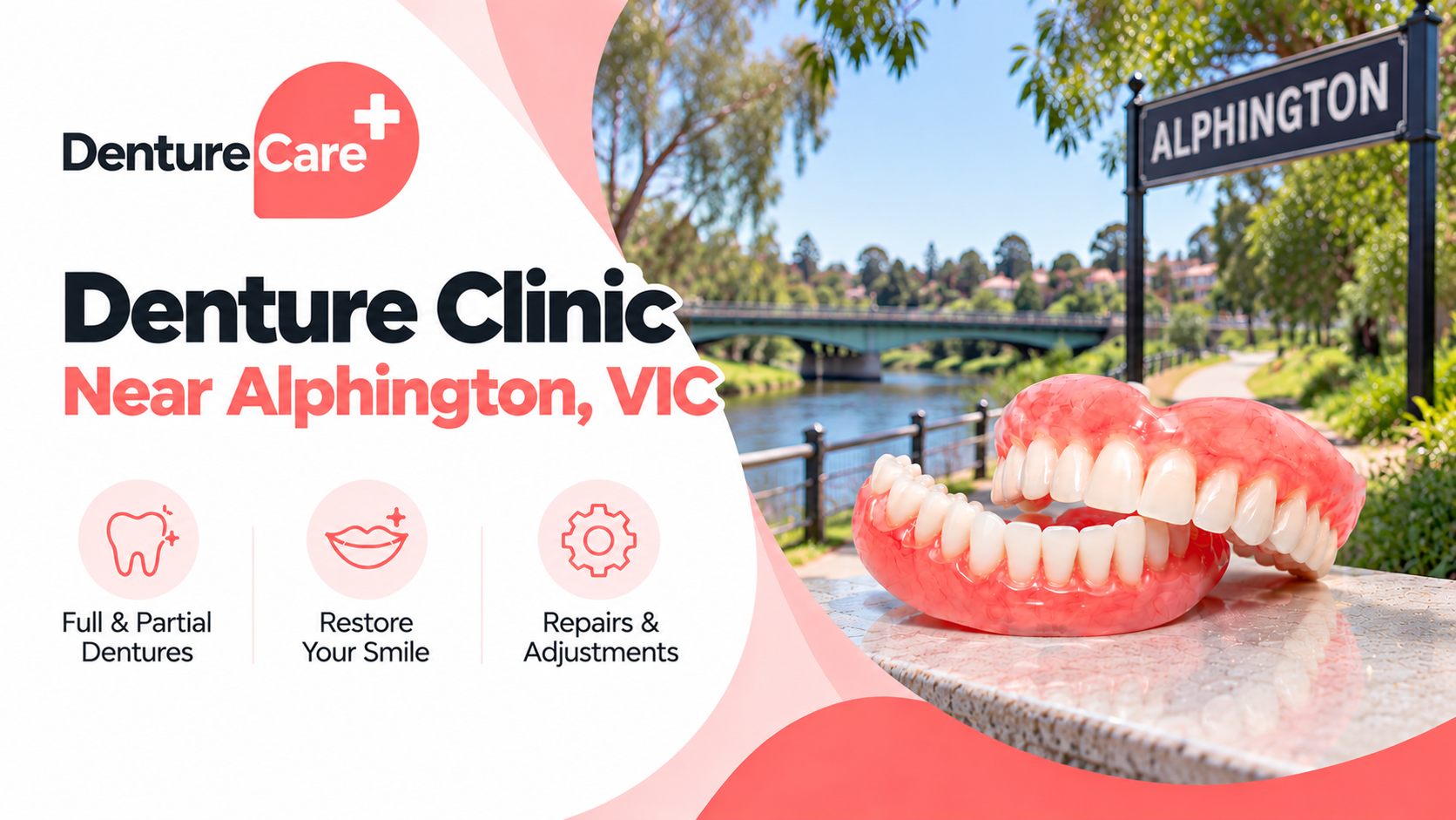 Looking for a denture clinic near Alphington VIC? Explore complete dentures, partial dentures and repairs at Denture Care Plus in Ivanhoe. Enquire today.
