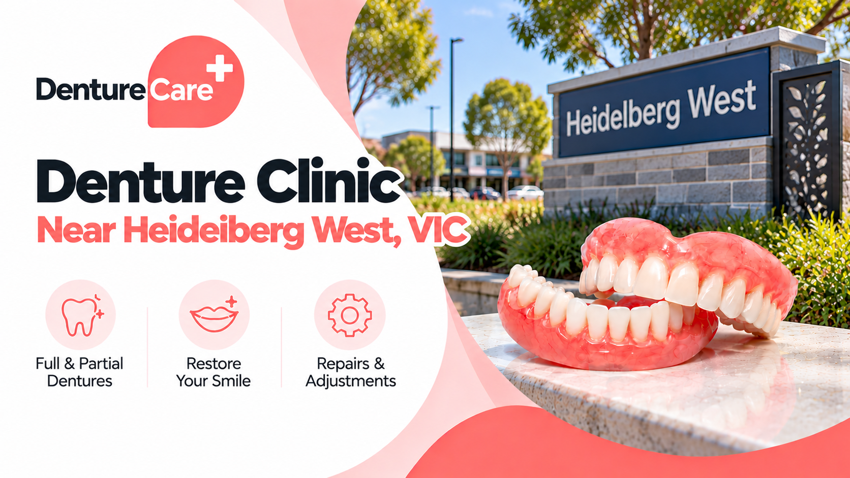Looking for a denture clinic near Heidelberg West VIC? Explore full dentures, partial dentures and repairs at Denture Care Plus in Ivanhoe. Enquire today.