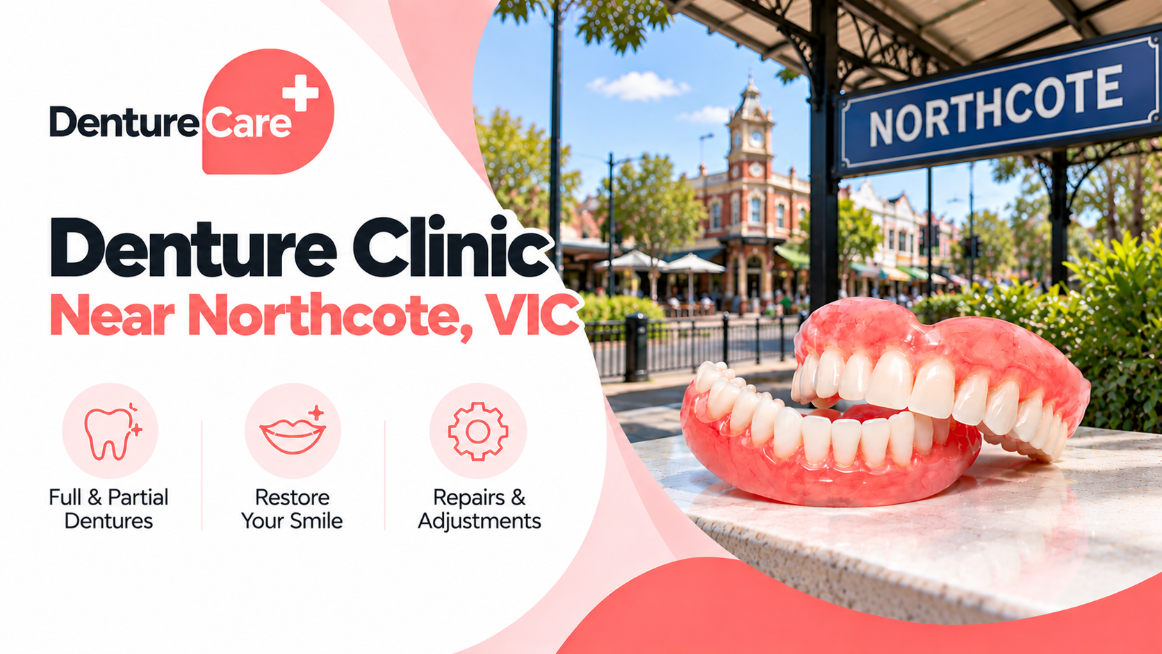 Looking for a denture clinic near Northcote VIC? Explore complete dentures, partial dentures and repairs at Denture Care Plus in Ivanhoe. Enquire today.